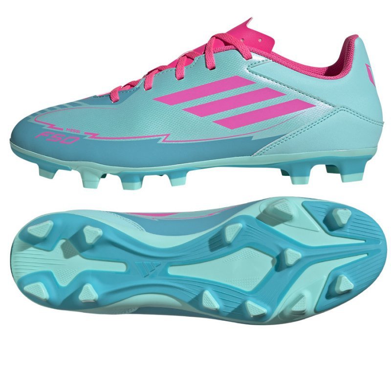 Buty adidas F50 Club FG/MG IH0929 niebieski 46