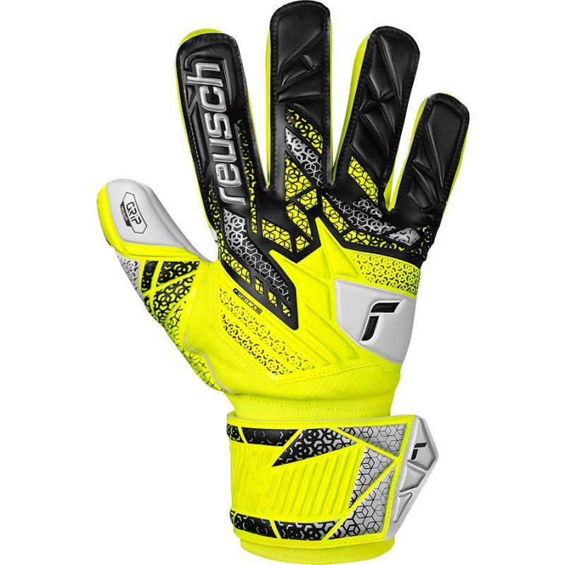 Rękawice bramkarskie Reusch Attrakt Grip Junior 55 72 815 2014 żółty 6