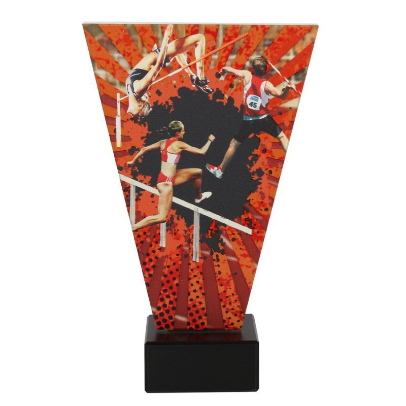Trofeum szklane lekkoatletyka 22,5 cm 