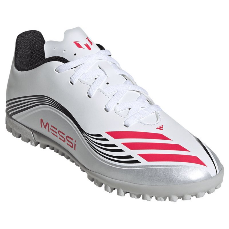 Buty adidas F50 Messi Club Jr TF JP7453 biały 38