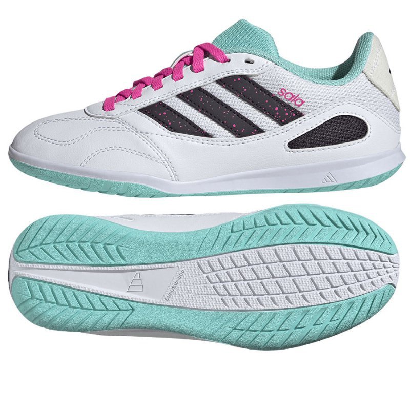 Buty adidas Super Sala III Jr IN JR5400 biały 36 2/3