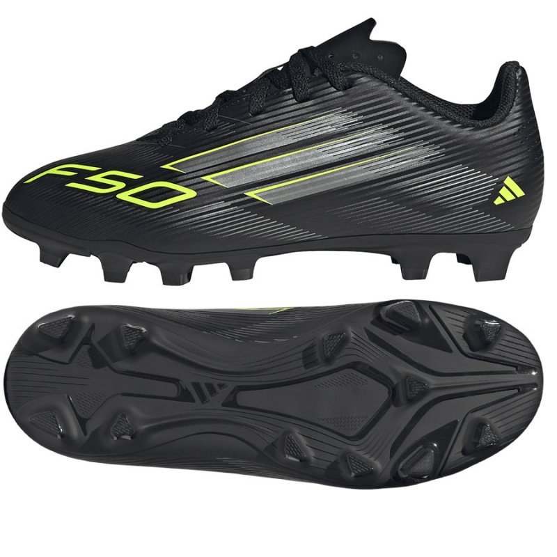 Buty adidas F50 Club Jr FG/MG JI0028 czarny 38 2/3