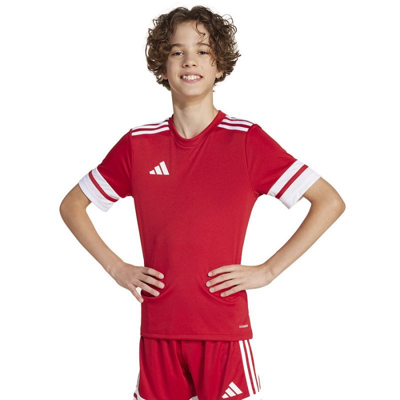 Koszulka adidas SQUADRA 25 JSY Jr JJ0051 czerwony 116 cm