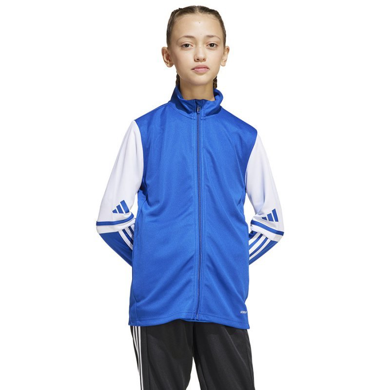 Bluza adidas SQUADRA 25 Training JKT Jr JD4798 niebieski 116 cm