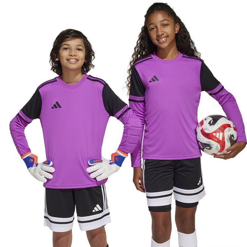 Bluza adidas SQUADRA 25 GK JSY Jr JJ1939 fioletowy 128 cm