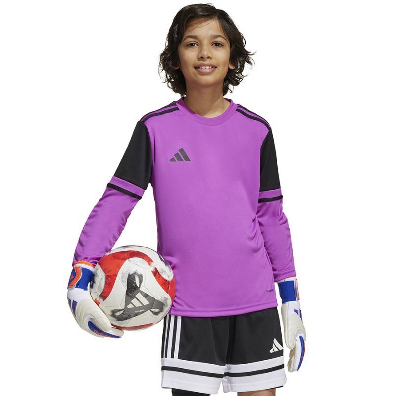 Bluza adidas SQUADRA 25 GK JSY Jr JJ1939 fioletowy 128 cm