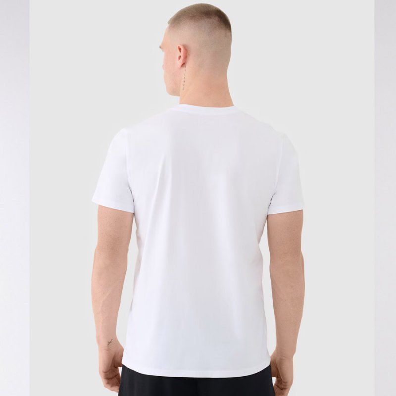 T-shirt 4F 4FWMM00TTSHM2256S 10S biały XL