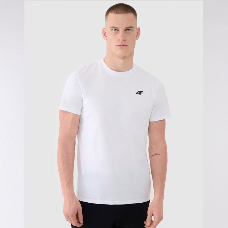 T-shirt 4F 4FWMM00TTSHM2256S 10S biały XXL