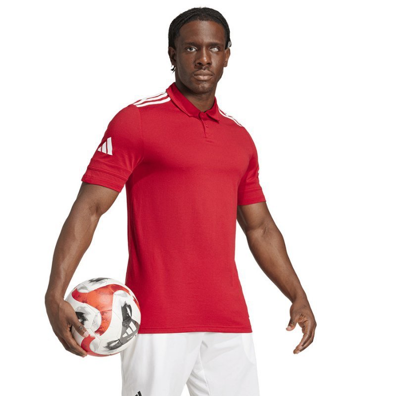 Koszulka adidas Polo SQUADRA 25 JY3418 czerwony XXL