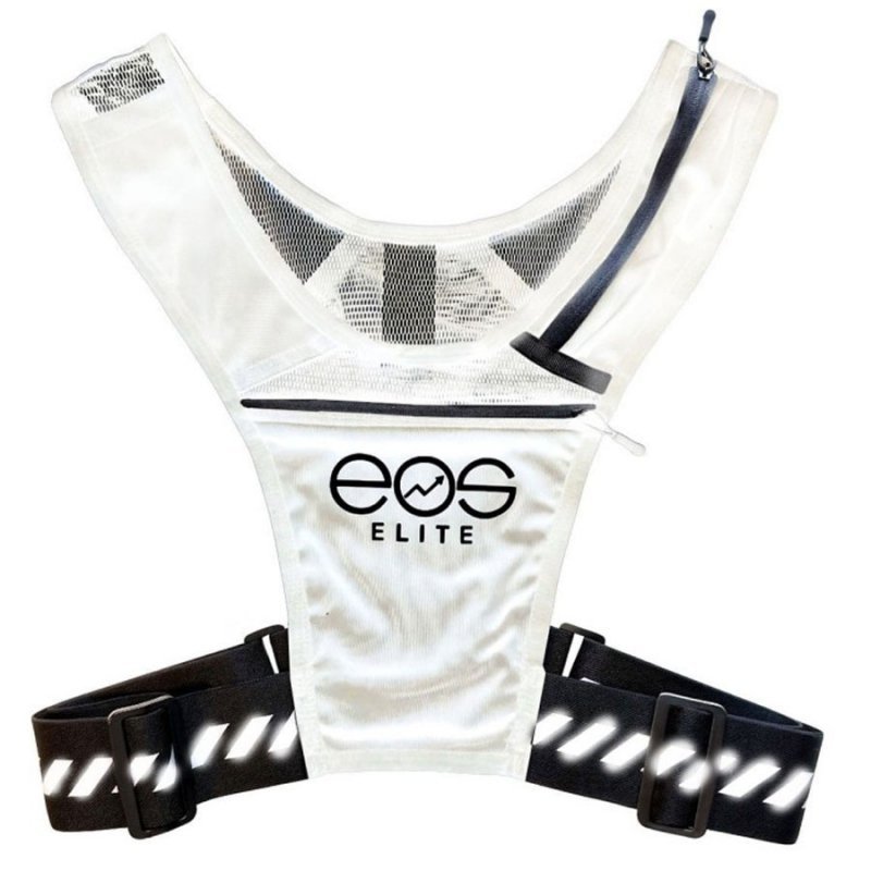Kamizelka biegowa EOS ELITE UltraLight White uniwersalny biały