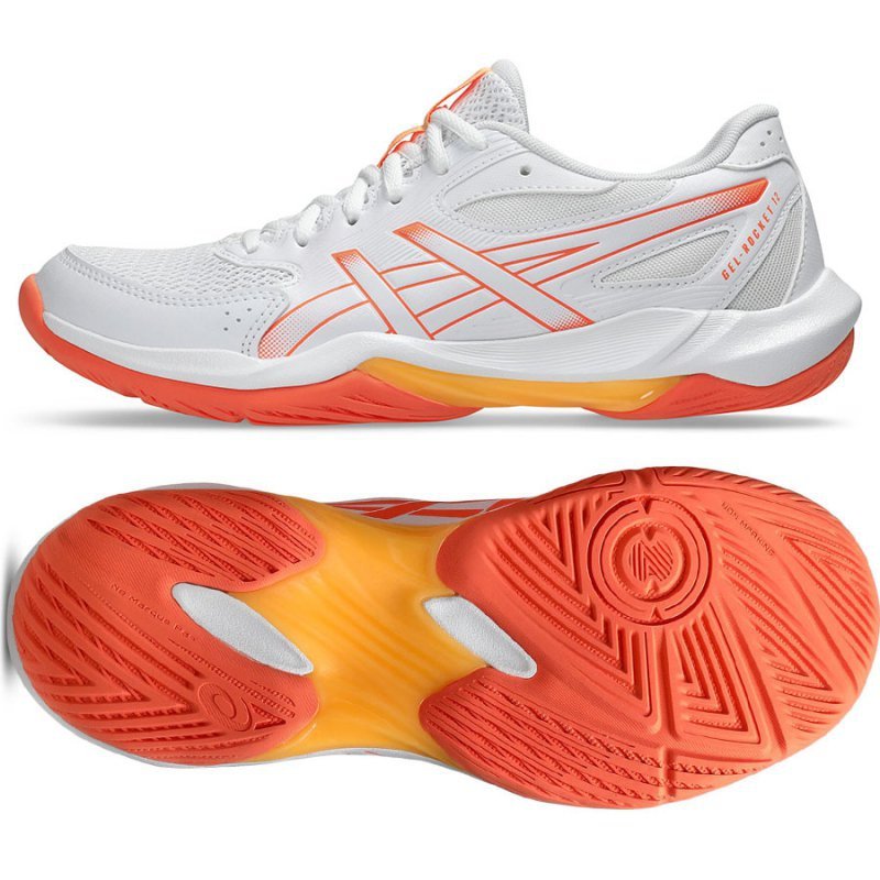 Buty Asics GEL-ROCKET 12 1072A119 100 41 1/2 biały