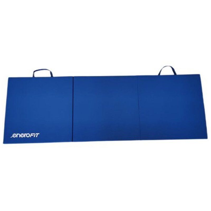 Materac gimnastyczny składany Enero 180x60 cm niebieski