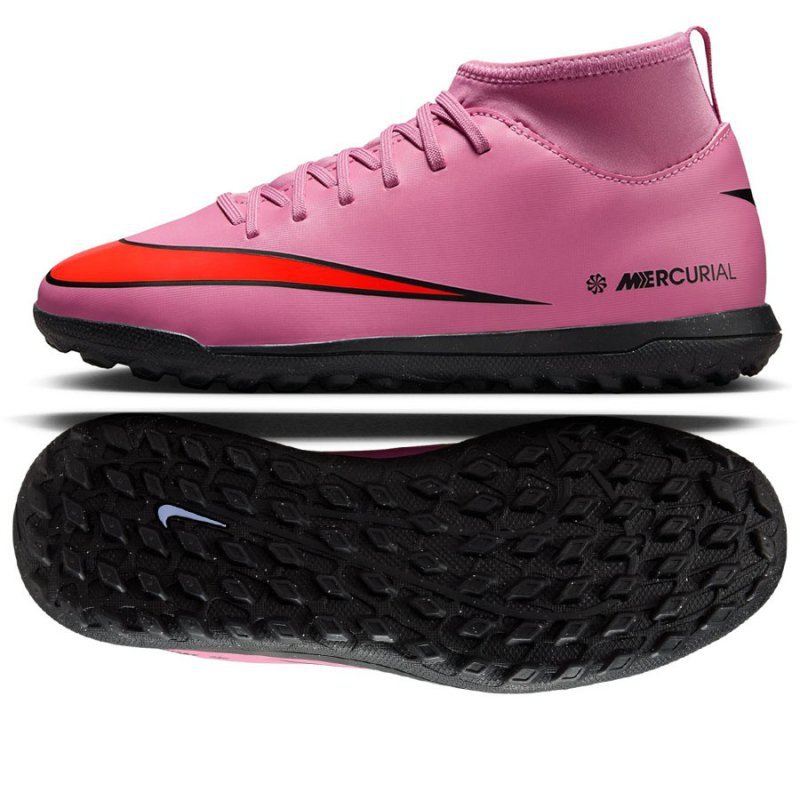Buty Nike Mercurial Superfly 10 Club TF Jr FQ8313-600 różowy 36