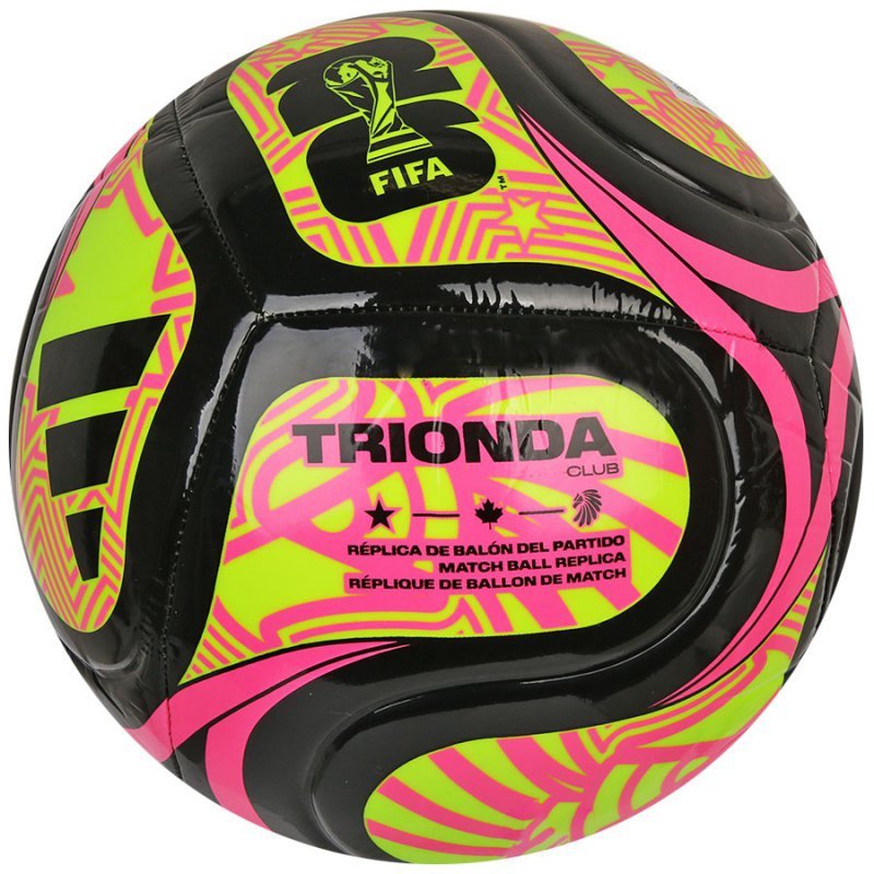 Piłka adidas TRIONDA Club World Cup JD8053 czarny 4