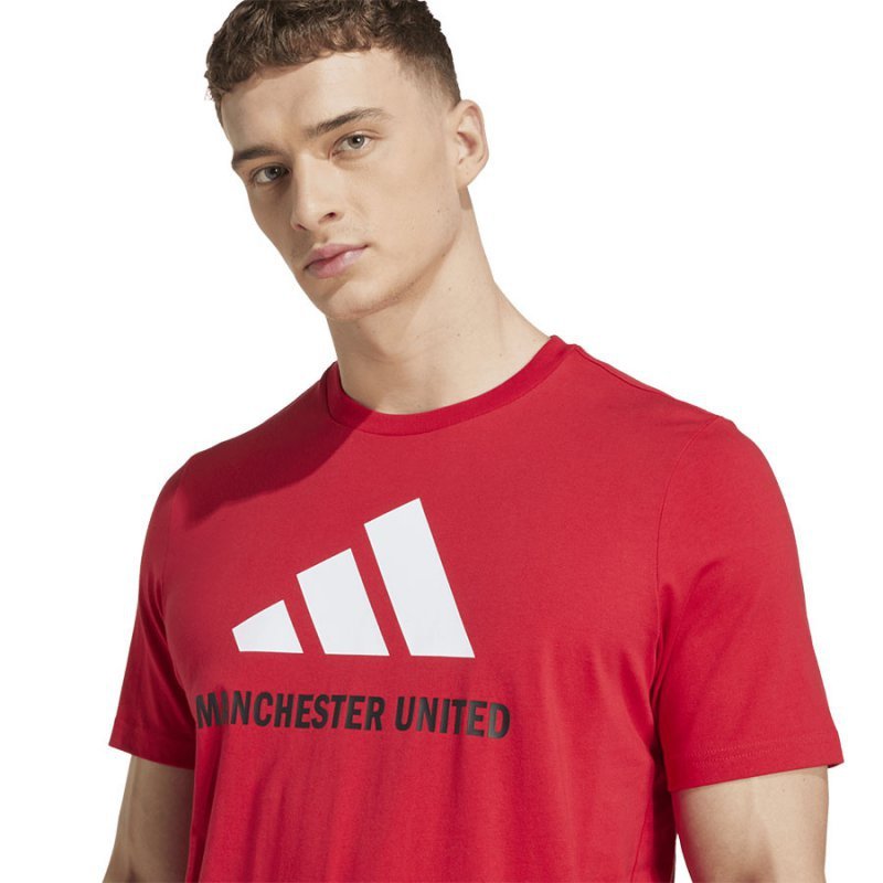 Koszulka adidas Manchester United FC Tee JX1129 czerwony XL