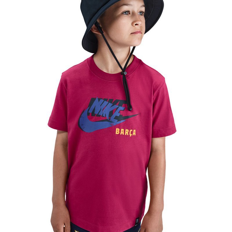 Koszulka Nike FC Barcelona Soccer Big Kids HQ8362-620 XL (158-170) czerwony