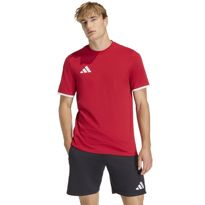 Koszulka adidas ENTRADA 26 Tee JZ6676 czerwony XL