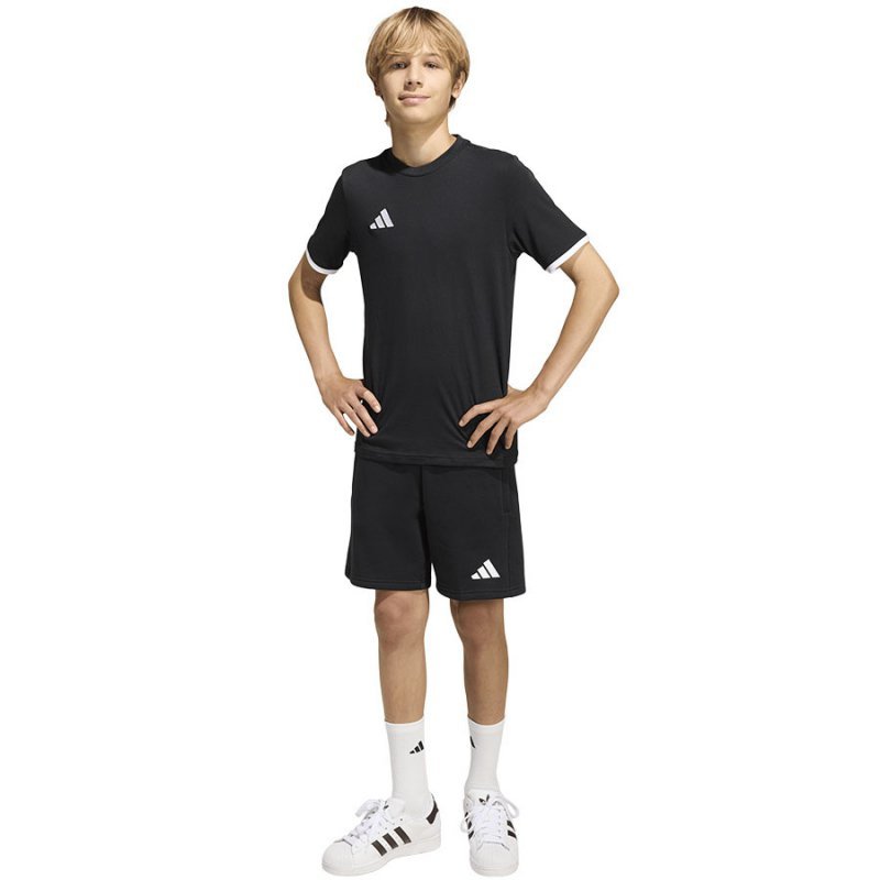 Spodenki adidas ENTRADA 26 Sweat Short Junior KF5927 czarny 164 cm