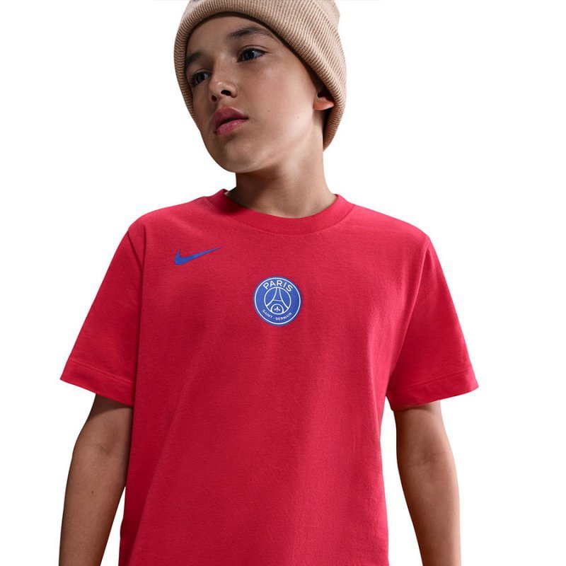 Koszulka Nike PSG T90 Remix Tee Junior HV4988-679 XL (158-170) czerwony