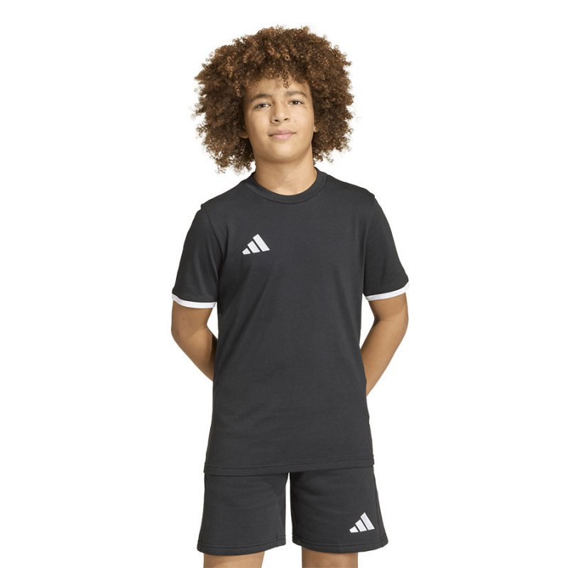 Koszulka adidas ENTRADA 26 Tee Junior JZ6671 czarny 152 cm