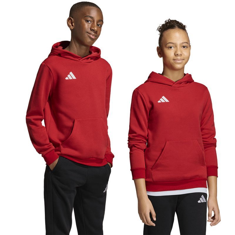 Bluza adidas ENTRADA 26 Hoody Junior JZ6568 czerwony 128 cm