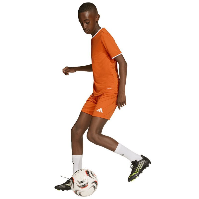 Spodenki adidas ENTRADA 26 Short Junior JZ6529 pomarańczowy 140 cm
