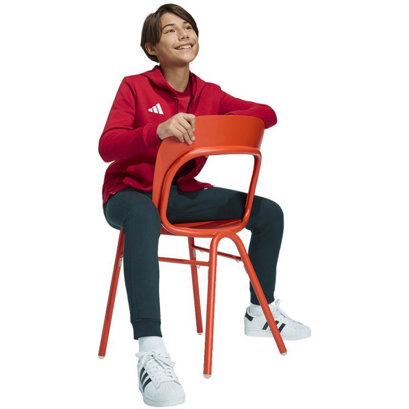 Bluza adidas ENTRADA 26 Hoody Full Zip Junior KH1781 czerwony 152 cm