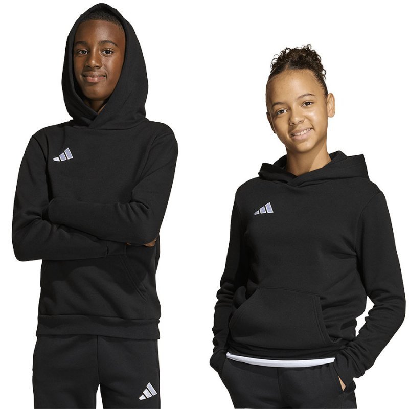 Bluza adidas ENTRADA 26 Hoody Junior JZ6569 czarny 116 cm