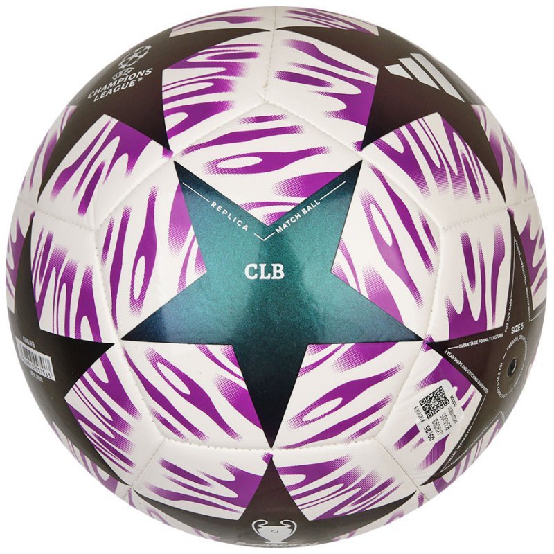 Piłka adidas UCL Club JX9093 biały 5