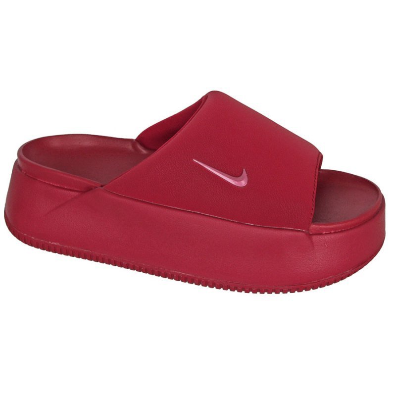 Klapki Nike Calm Elevation HJ5601-602 35 1/2 czerwony