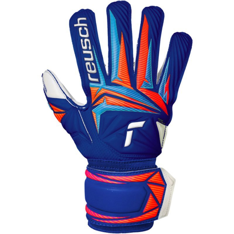 Rękawice Reusch Attrakt Advance Junior 56 72 215 4126 niebieski 6,5