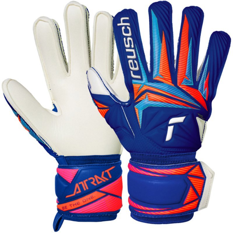 Rękawice Reusch Attrakt Advance Junior 56 72 215 4126 niebieski 7