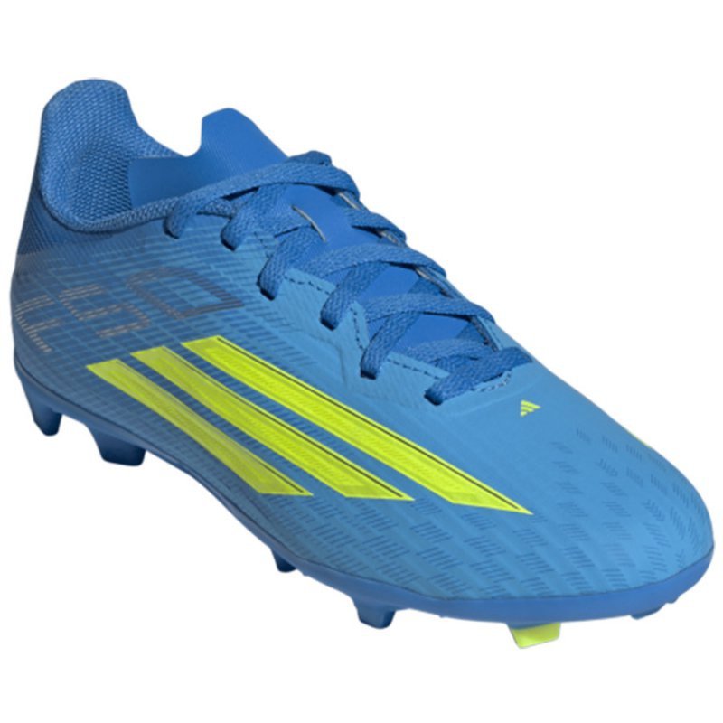 Buty adidas F50 League FG/MG Jr JR9013 niebieski 35 1/2