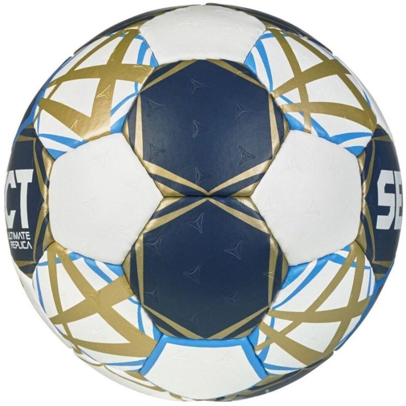 Piłka Select Replica EHF Champions League niebiesko-biała 3 niebieski