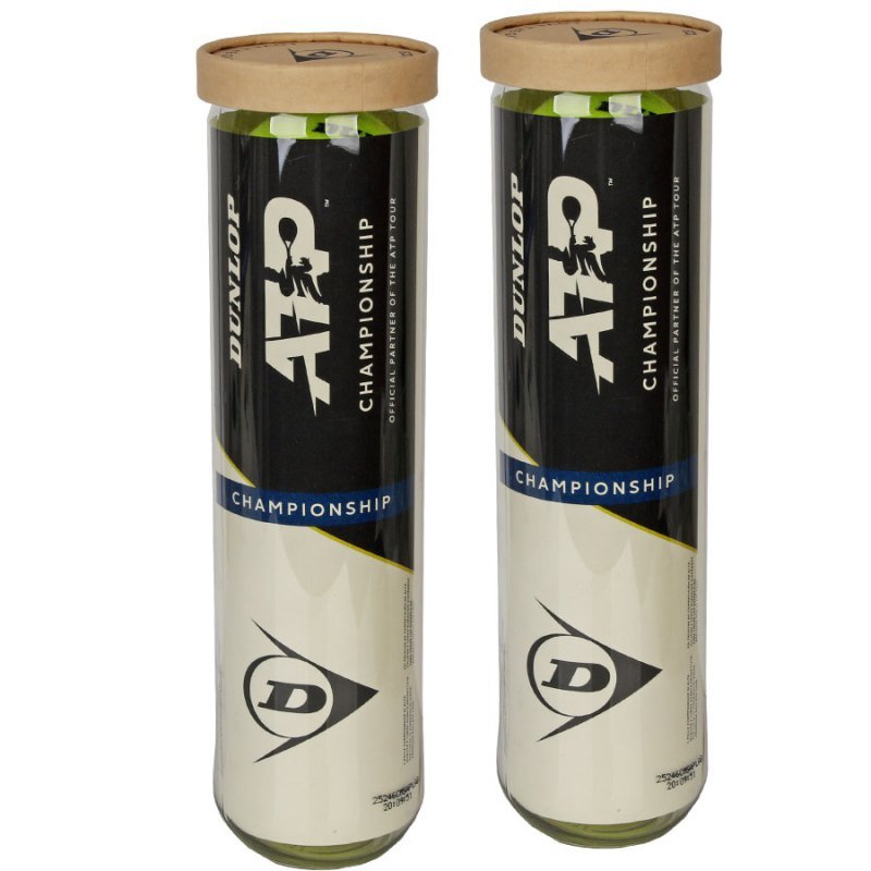 Piłka tenisowa Dunlop ATP Championship 2x4 szt żółty 