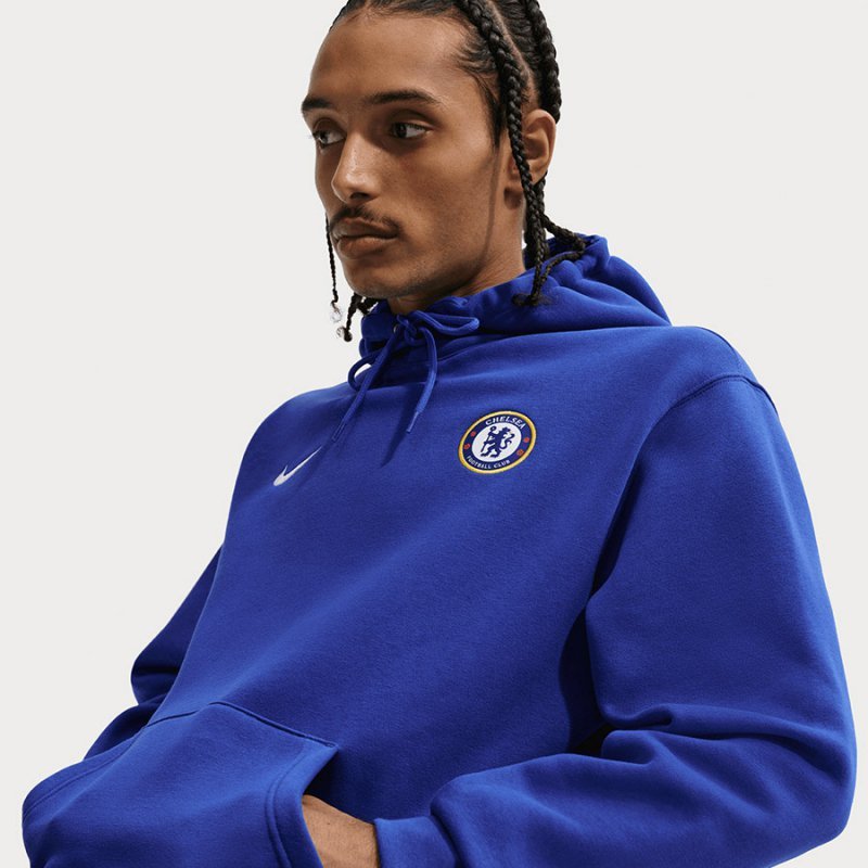 Bluza Nike Chelsea FC Club Hoodie II3419-452 S niebieski