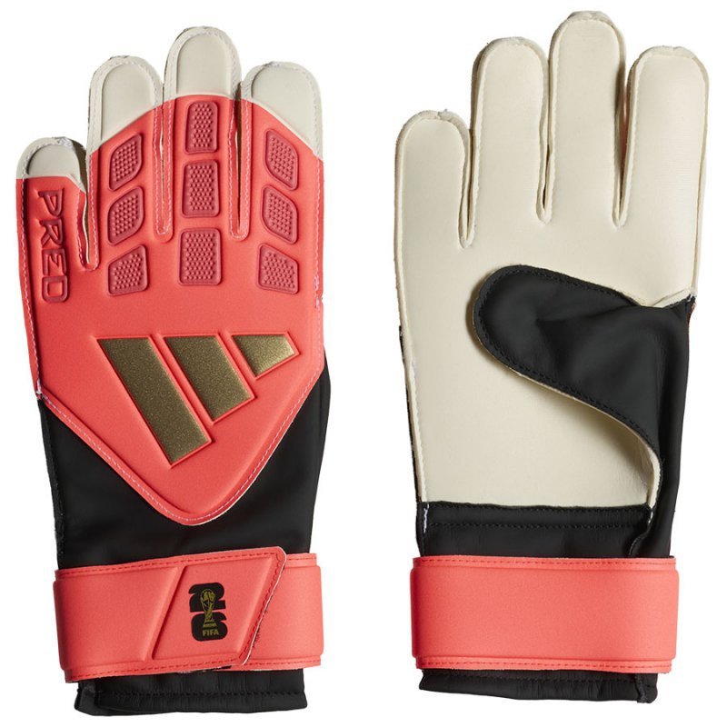 Rękawice adidas Predator GL Training WC Jr KZ2095 pomarańczowy 7
