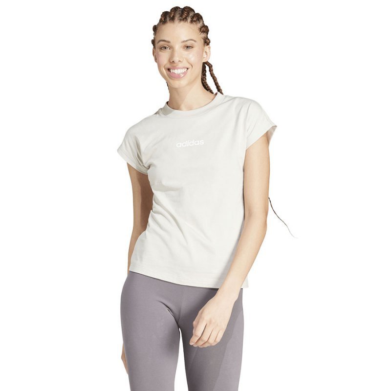 T-shirt adidas W Essentials Linear JC5819 biały M