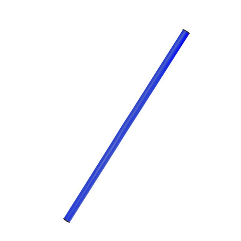 Laska do ćwiczen długa 120 cm 120cm niebieski