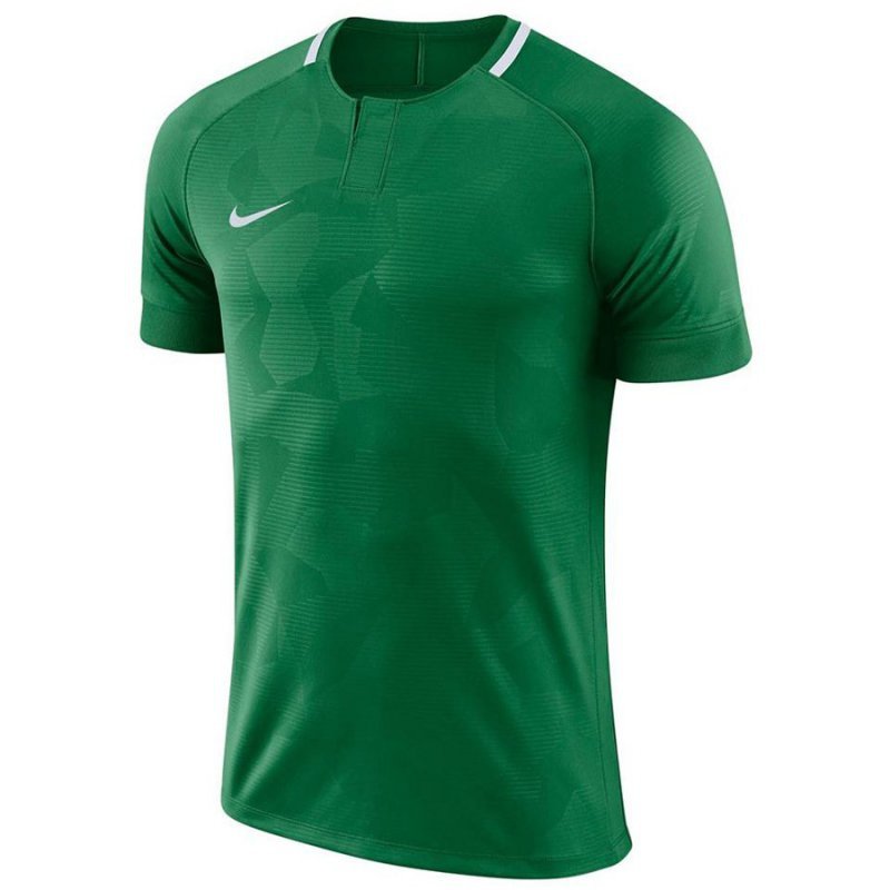 Koszulka Nike Y NK Dry Chalang II JSY SS 894053 341 zielony XL (158-170cm)