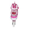 NF10927 A 2w1 DARK PINK ROZM.L(39-42) ŁYŻWOROLKI Z WYM. PŁ. FIGUROWĄ NILS EXTREME