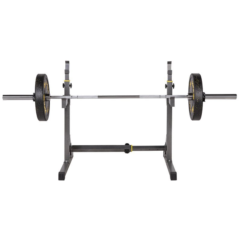 GO900 GRYF OLIMPIJSKI 20KG 2200MM HMS PREMIUM + ZG1500 SILVER ZACISKI LOCK JAW (2 szt)
