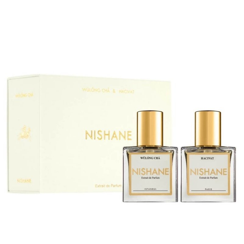 Nishane Discovery set (Wulong Cha + Hacivat) Extrait de Parfum 2 x 15ml 