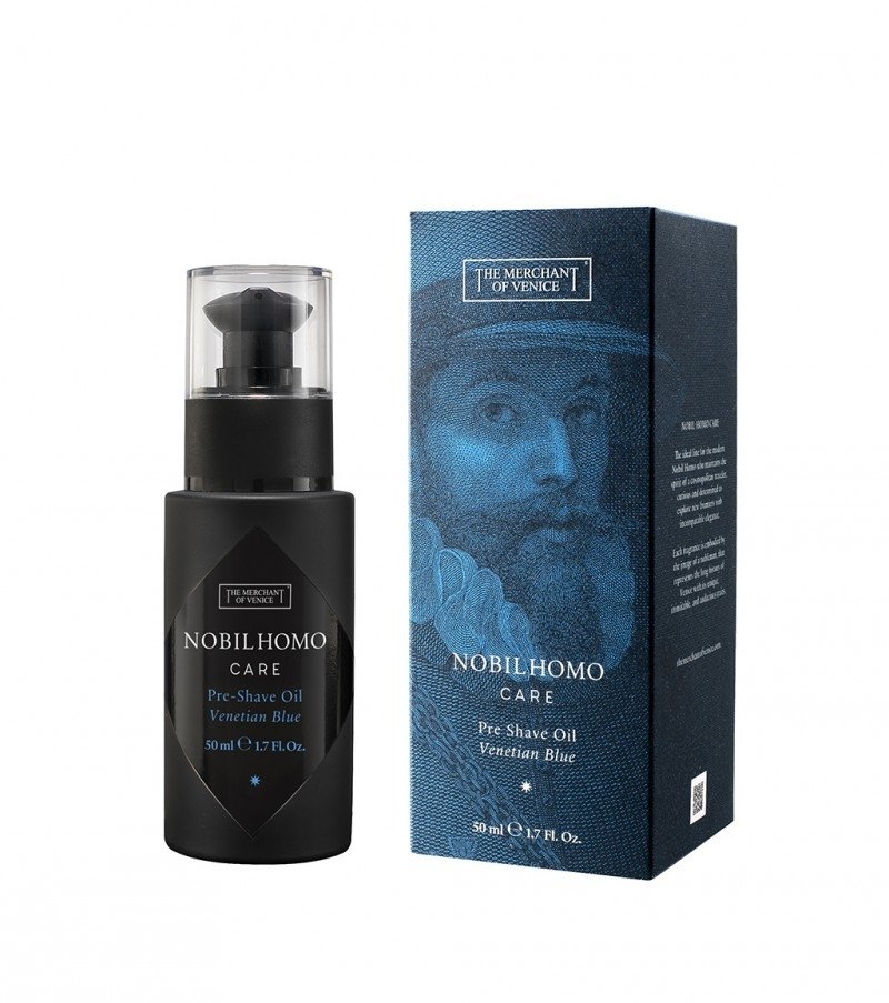 The Merchant of Venice Nobil Homo Care Venetian Blue olejek zmiękczający do golenia 50 ml 