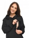 MijaCulture hoodie for pregnant women and breastfeeding Aurelia  Black