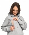 MijaCulture hoodie for pregnant women and breastfeeding Aurelia  Melange