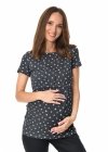 MijaCulture  2 in 1 Maternity and breastfeeding top M018 Camila Graphit / Stars