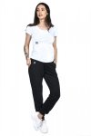 MijaCulture Casual maternity pants trousers Jade M006 black