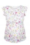Pretty  2 in 1 maternity and breastfeeding blouse  Emily 7139 flowers