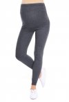 Good quality maternity Full lenght long leggings 95% Cotton 3085 Graphite